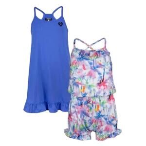 Hurley Girls Dress and Romper 2 Pack Medium NWT